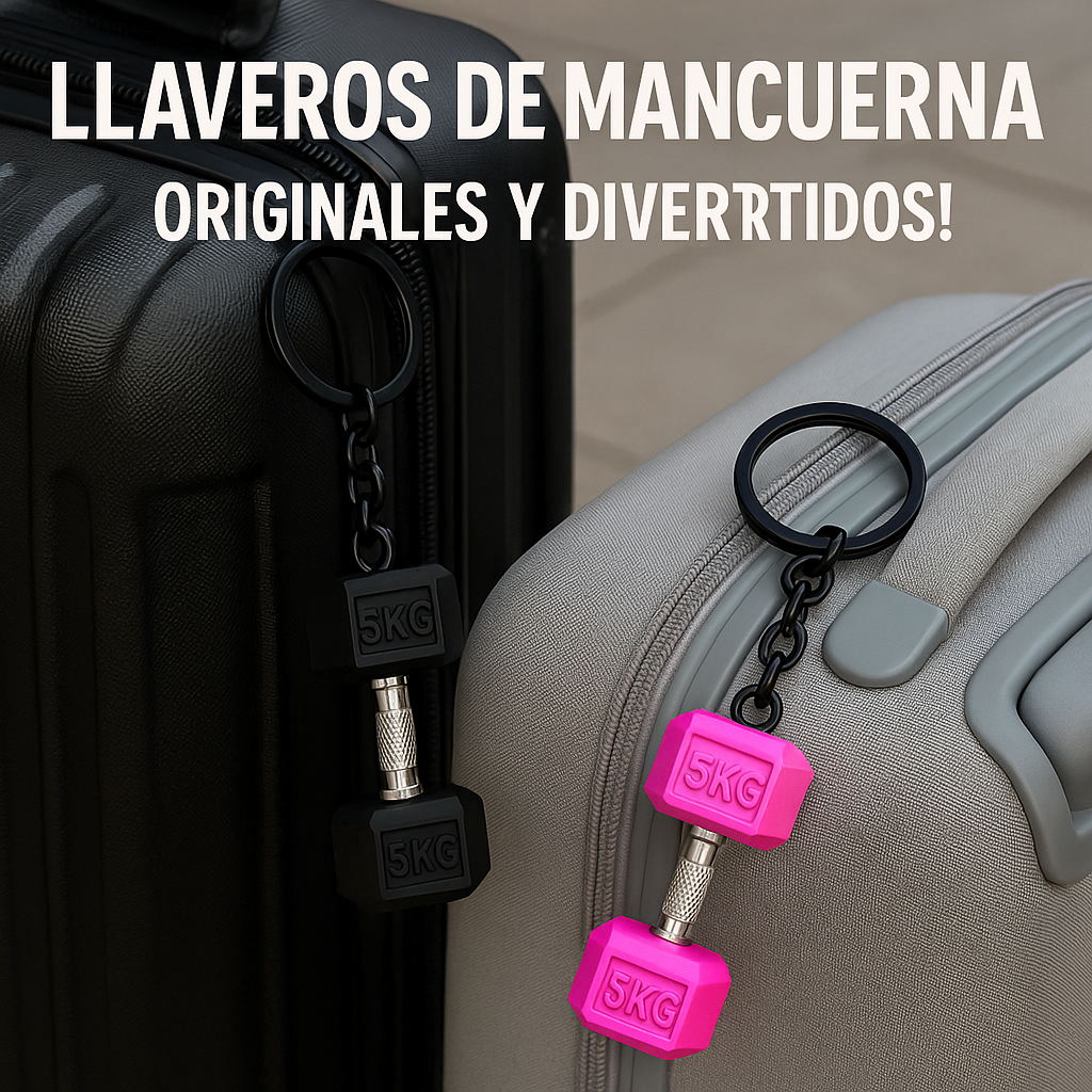 MiniFit – llaveros de Mancuernas x2