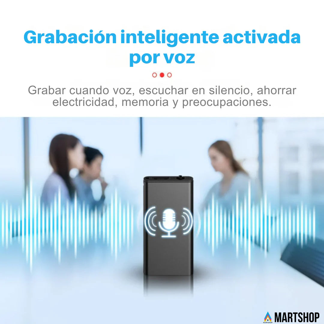 GhostVoice | mini grabadora de voz espía portátil