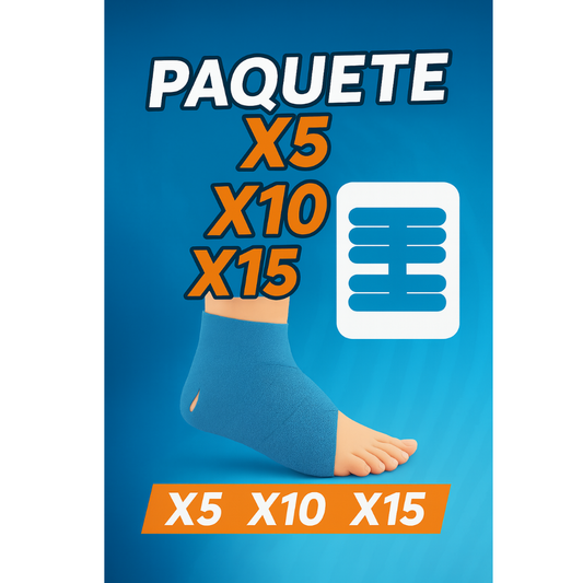 Cintas de kinesiología Precortadas listas para tu pie paquete X5